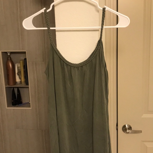 Green midi dress - Picture 2 of 3